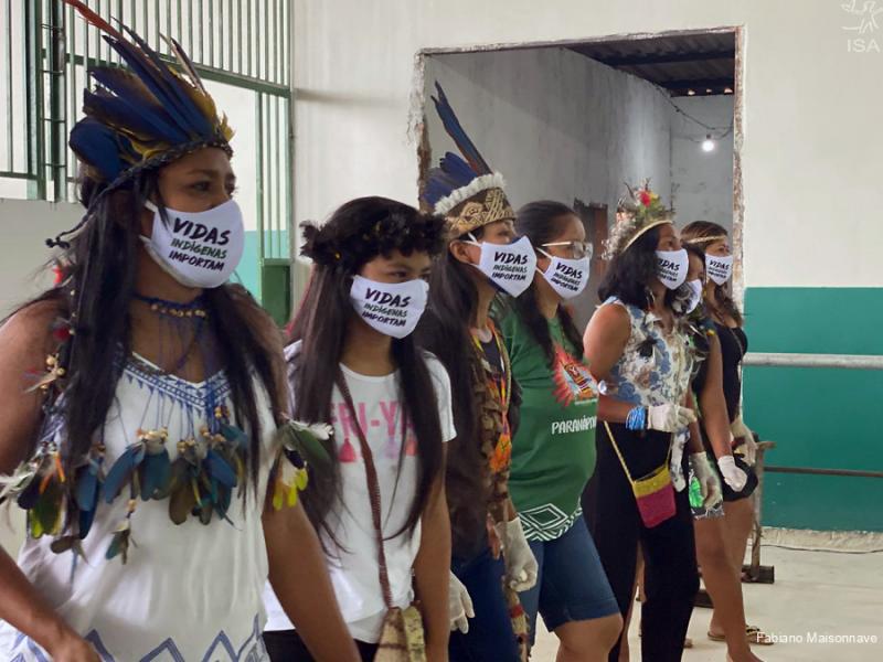 Velório do Cacique Messias Kokama no Parque das Tribos, em Manaus (AM) | Fabiano Maisonnave
